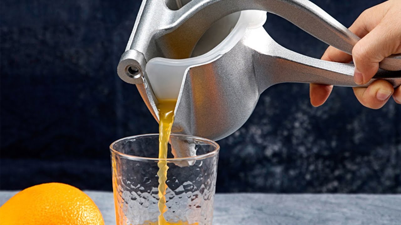 Stainless Steel Manual Fruit Juicer Portable Fruit Press